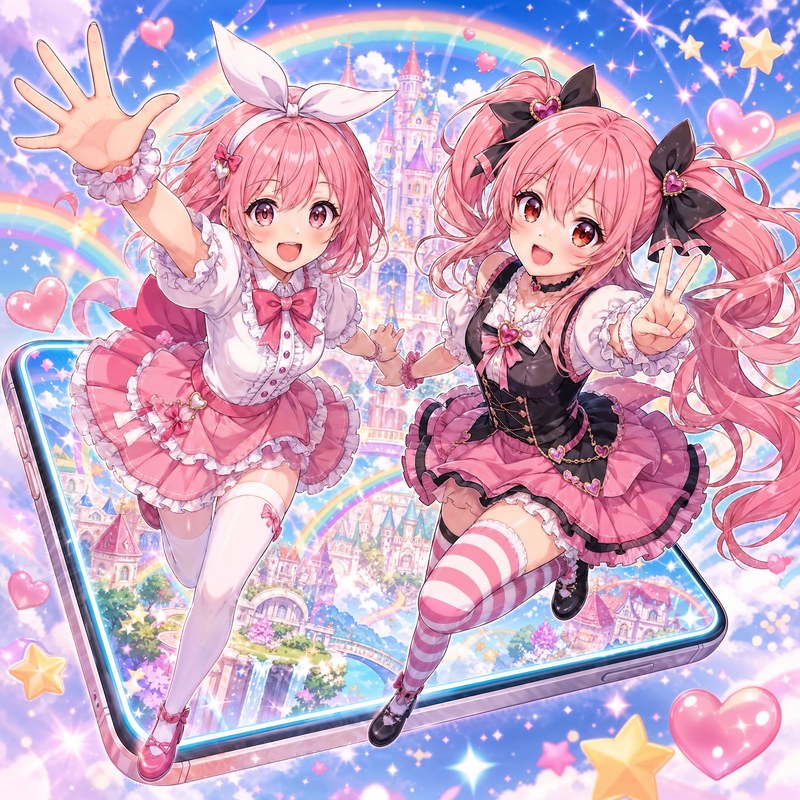 虹色ファンタジー ジャケット